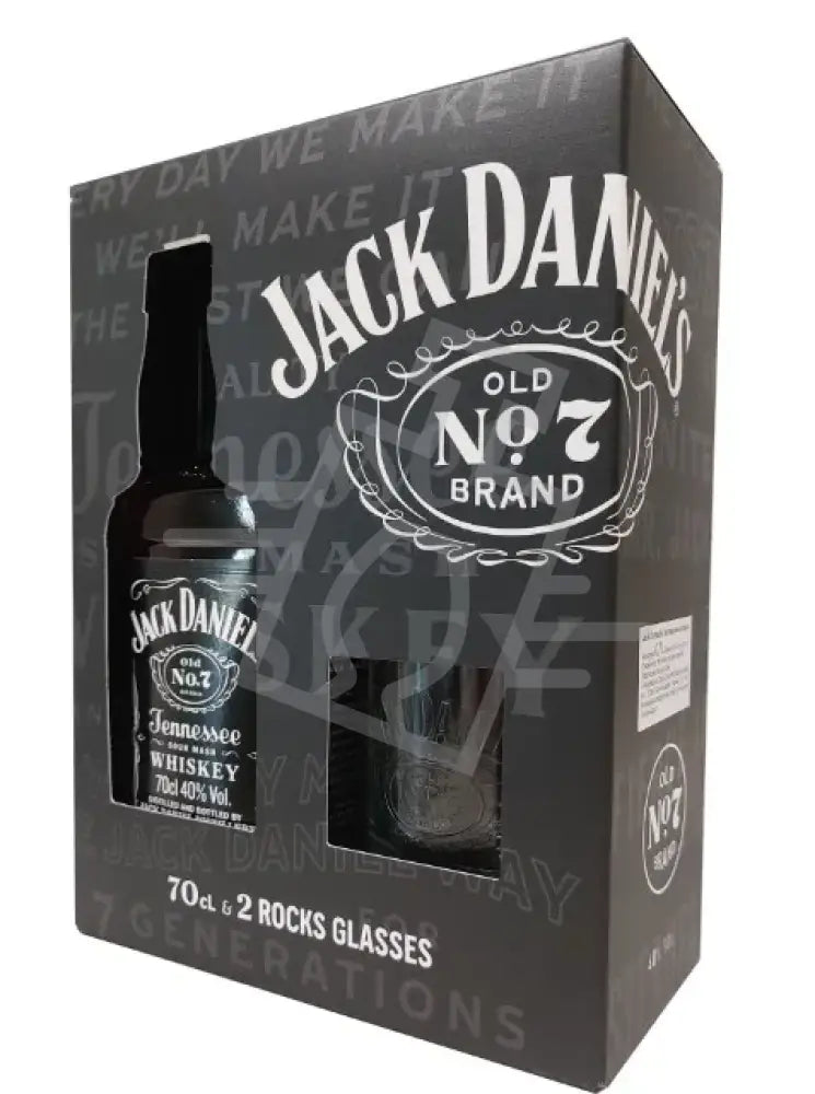 JACK DANIEL'S Whisky 0,7l 40% DD. + 2 pohár