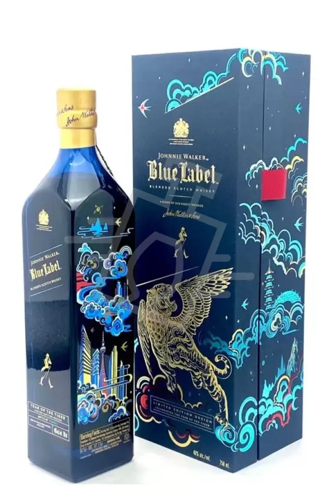 JOHNNIE WALKER Whisky Blue L. 0,7l 40% DD. Year of The Tiger Limited Ed.