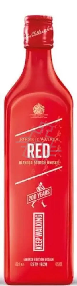 JOHNNIE WALKER Whisky Red L. 0,7l 40% 200 years Limited Edition Design