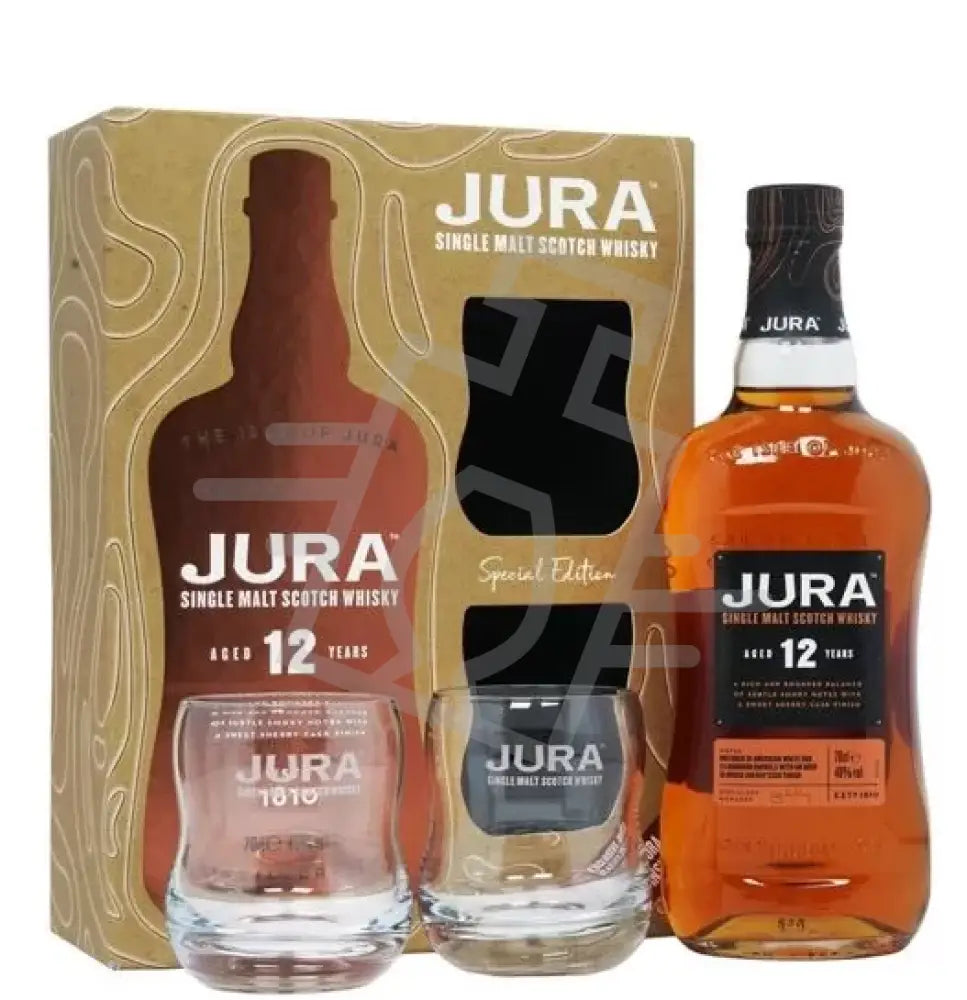 JURA Whisky 12y 0,7l Special Edition 40% DD. + 2 pohár