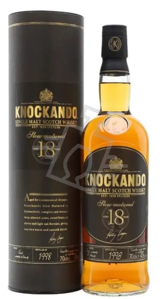 KNOCKANDO Whisky 18y 0,7l Slow Matured 43% DD.