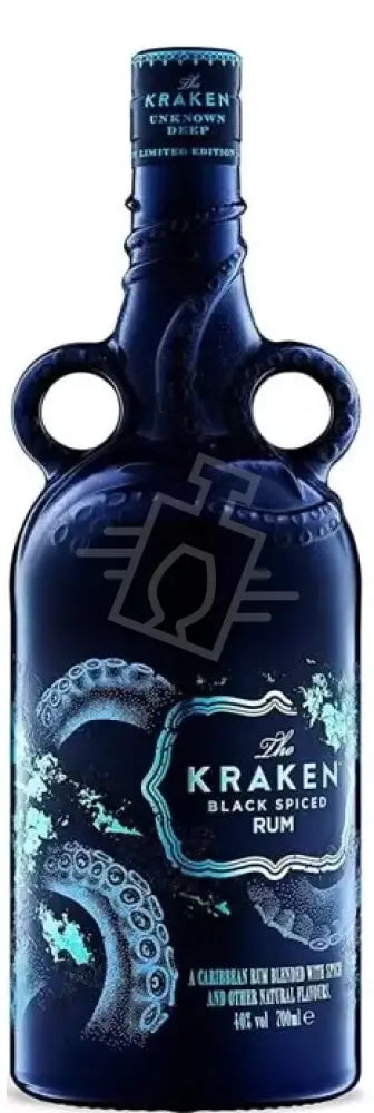 KRAKEN Rum 0,7l Black Spiced Unknow Deep Limited Edition 40% (kék)