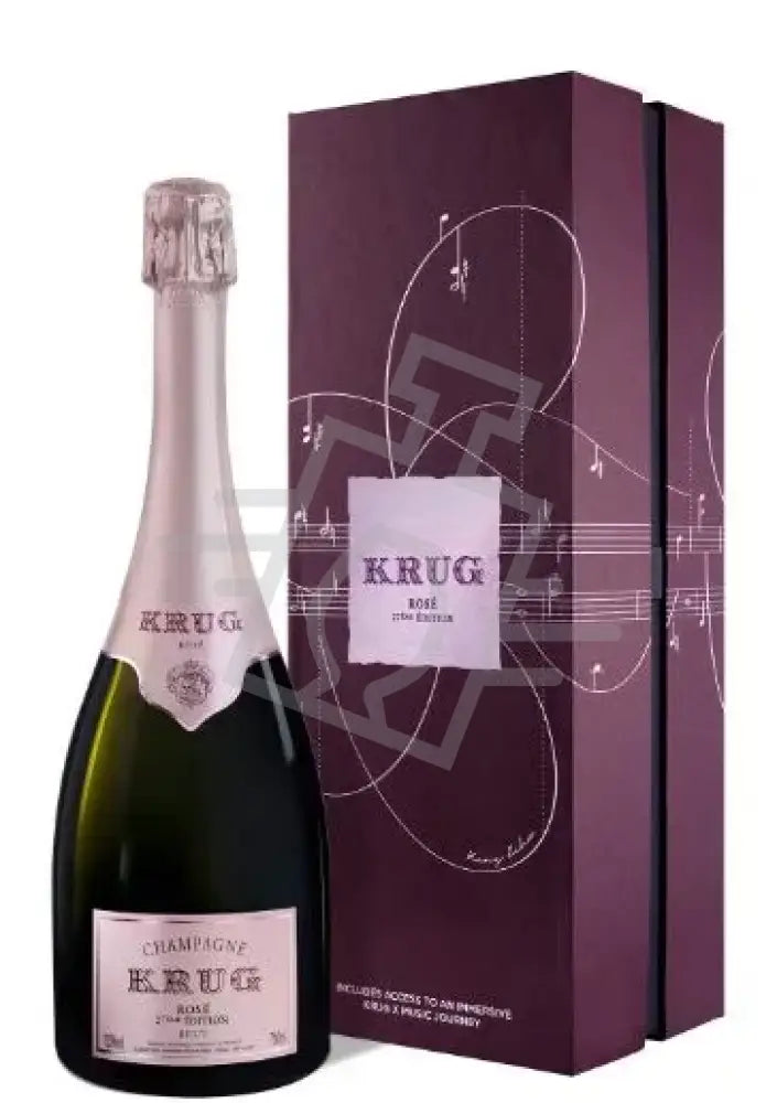 KRUG Rosé 27ÉME Edition Brut Champagne 0,75l X Music Edition Limited DD.