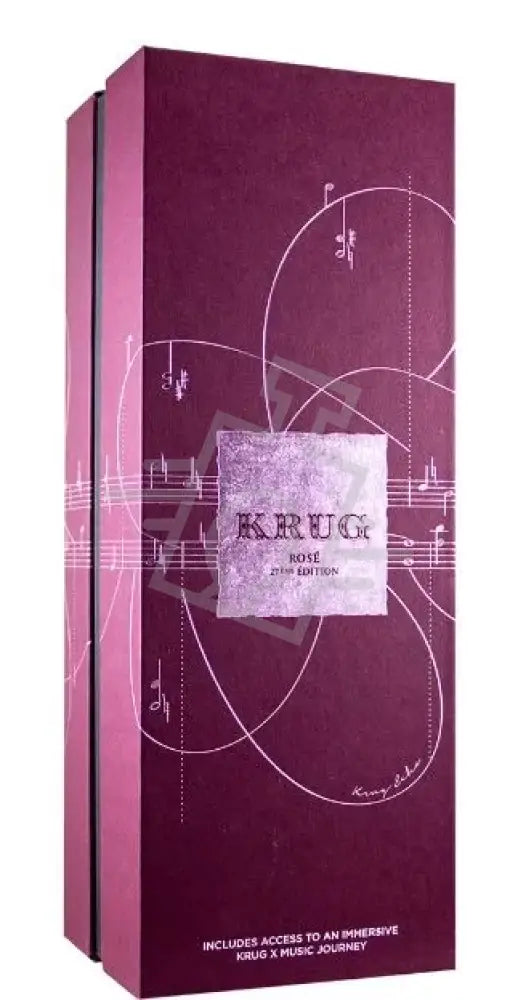 KRUG Rosé 27ÉME Edition Brut Champagne 0,75l X Music Edition Limited DD.