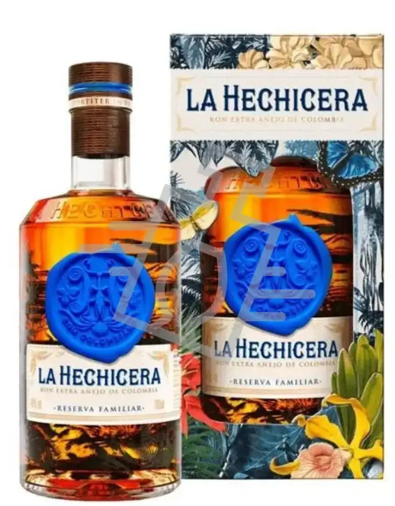 LA HECHICERA Rum 0,7l Reserva Familiar Ron Extra Anejo de Colombia 40% DD.