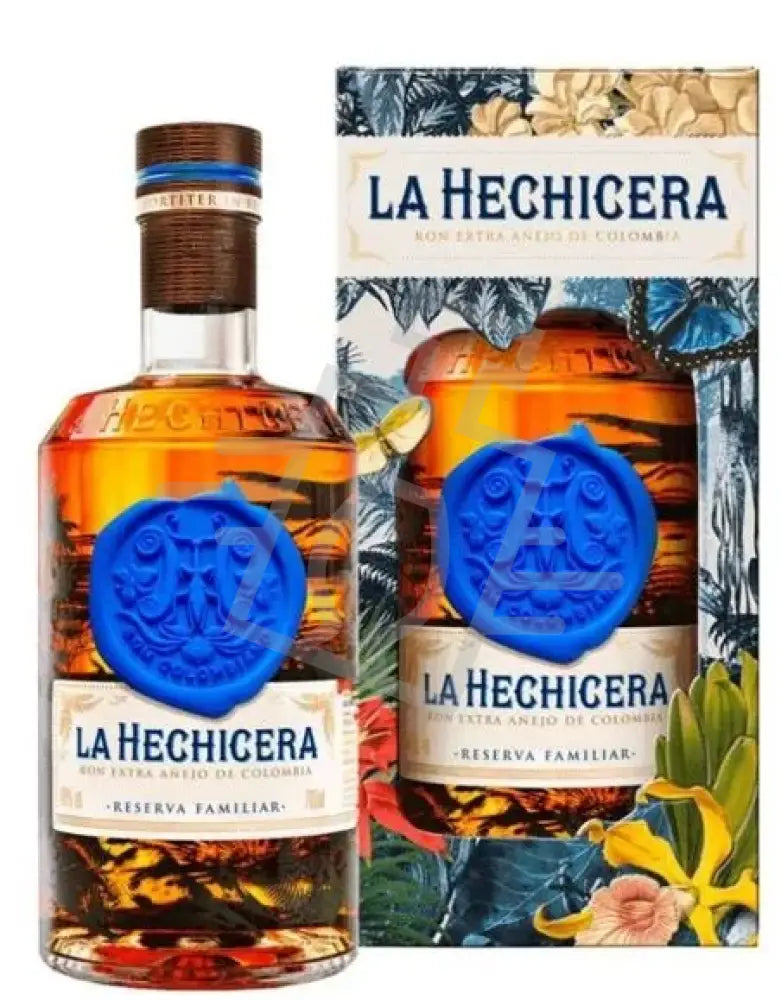 LA HECHICERA Rum 0,7l Reserva Familiar Ron Extra Anejo de Colombia 40% DD.