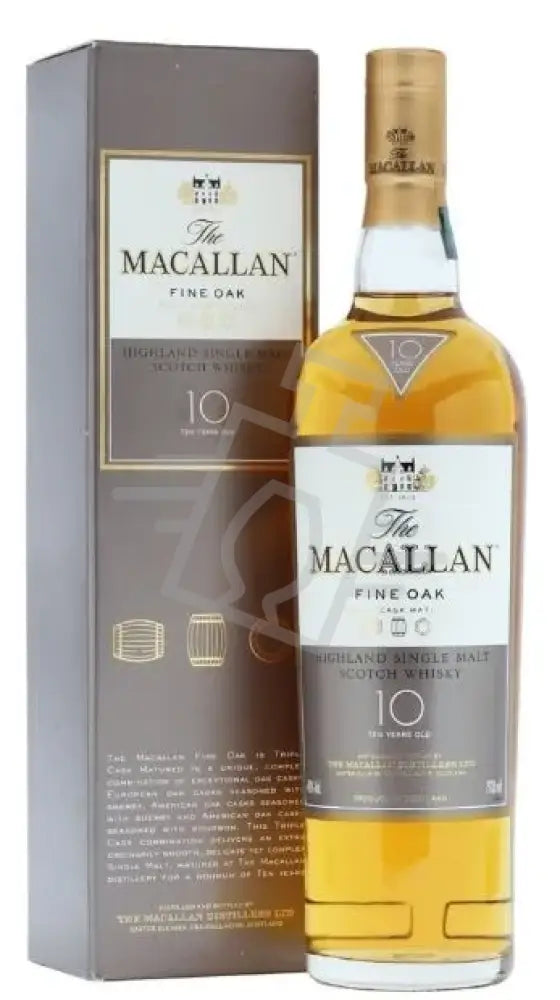MACALLAN Whisky 10y 0,7l Fine Oak Triple Cask Matured 40% DD.