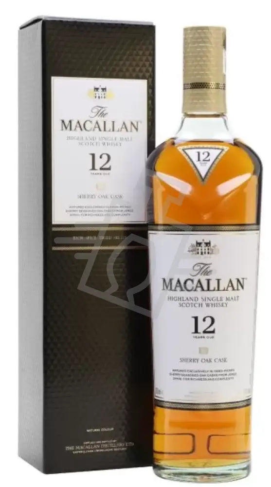 MACALLAN Whisky 12y 0,7l Sherry Oak Cask 40% DD. (fekete)