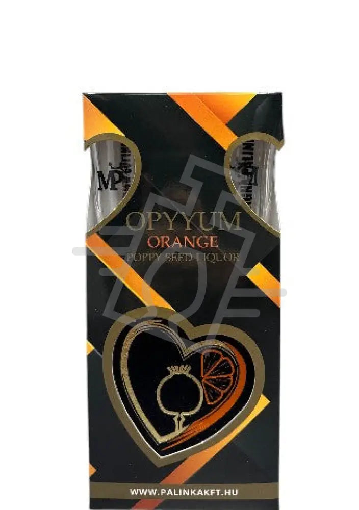 Magna Opyyum Orange Máklikőr DD. [0,5L|30% ] + 2 pohár Likőr