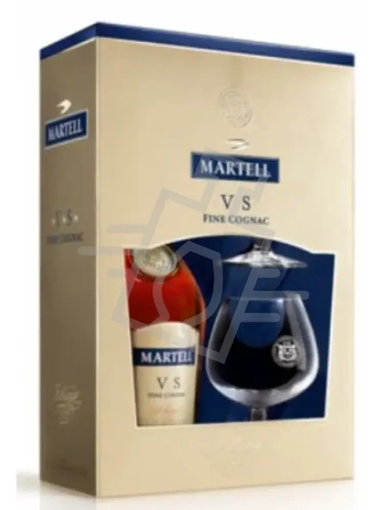 MARTELL Konyak VS 0,7l 40% DD. + 2 pohár