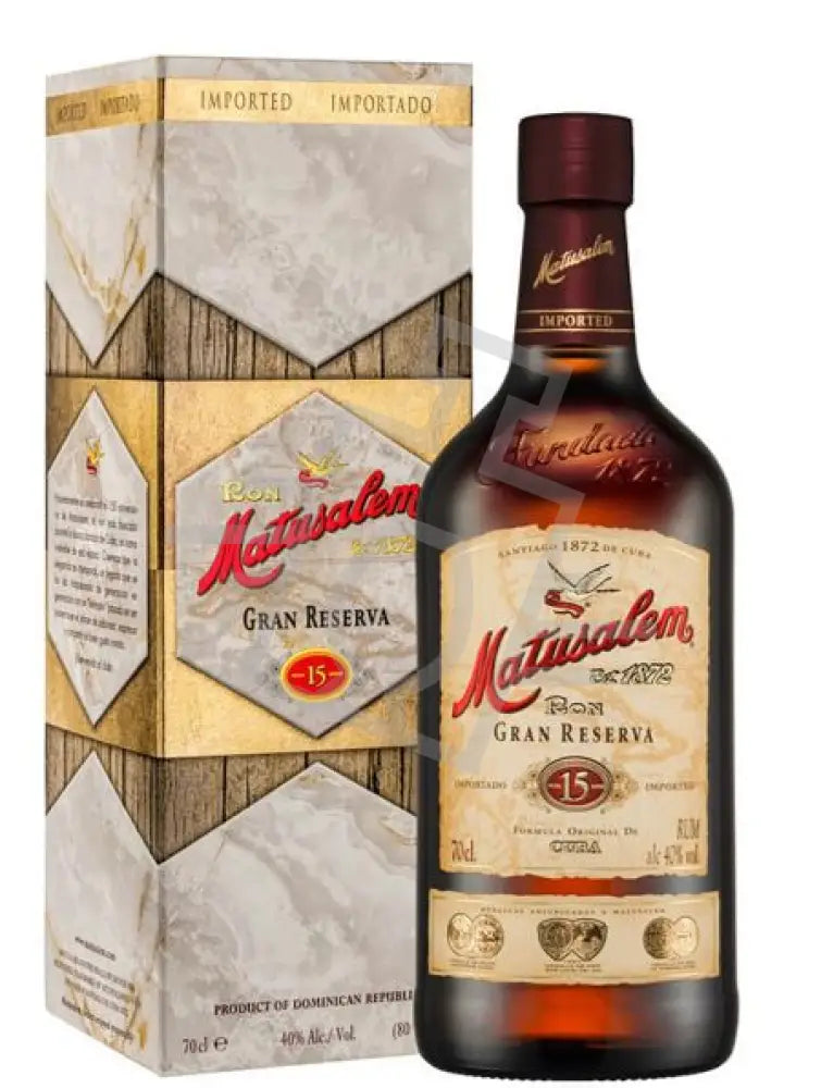 Matusalem 15 Years Gran Reserva Rum DD. [0,7L|40% ] Rum