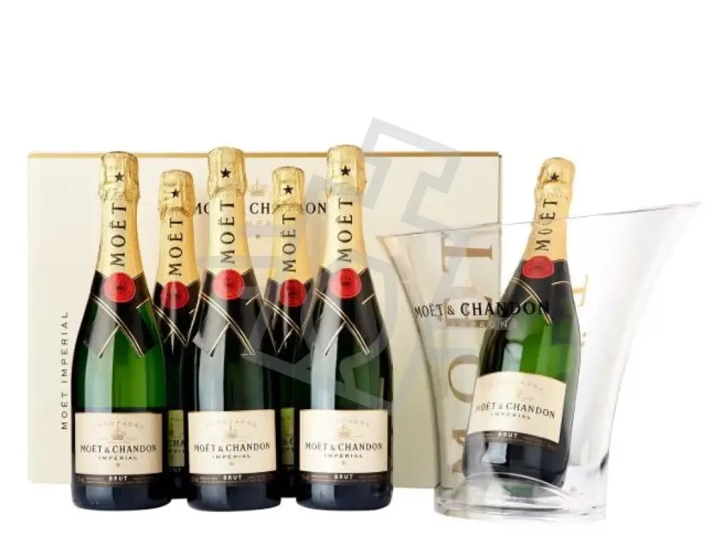 MOET & CHANDON Champagne Brut 0,75l*6 Imperial DD. + jégvödör