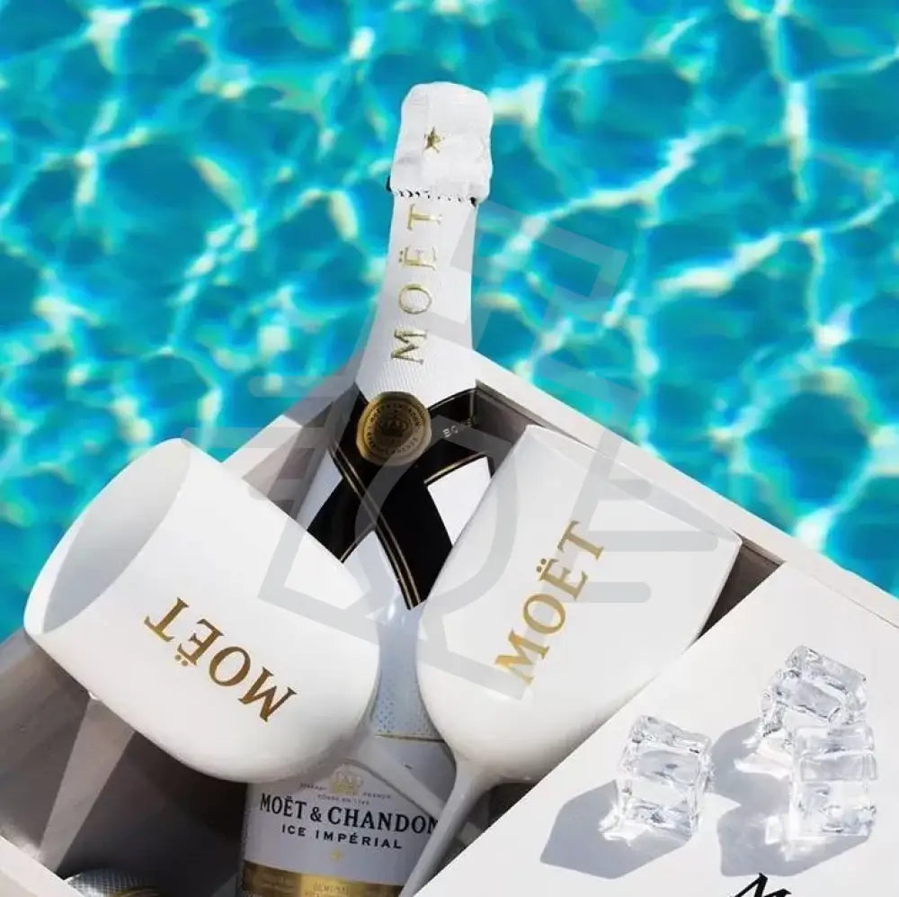 MOET & CHANDON Champagne Ice 0,75l*2 Imperial FADD. + 4 pohár