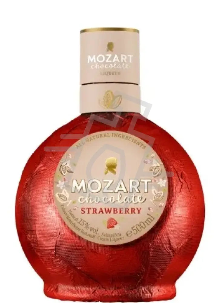 MOZART Likőr Strawberry 0,5l White Chocolate 15%