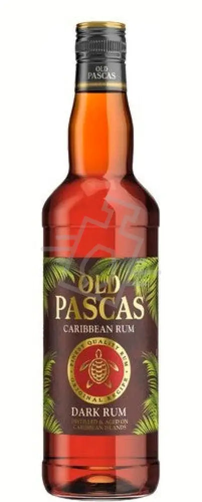 OLD PASCAS Rum Caribbean Dark [0,7L|37,5% ] Rum