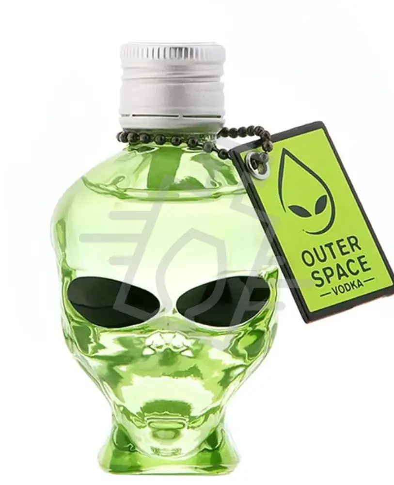 Outerspace Alien Head Vodka (zöld) 0,05l