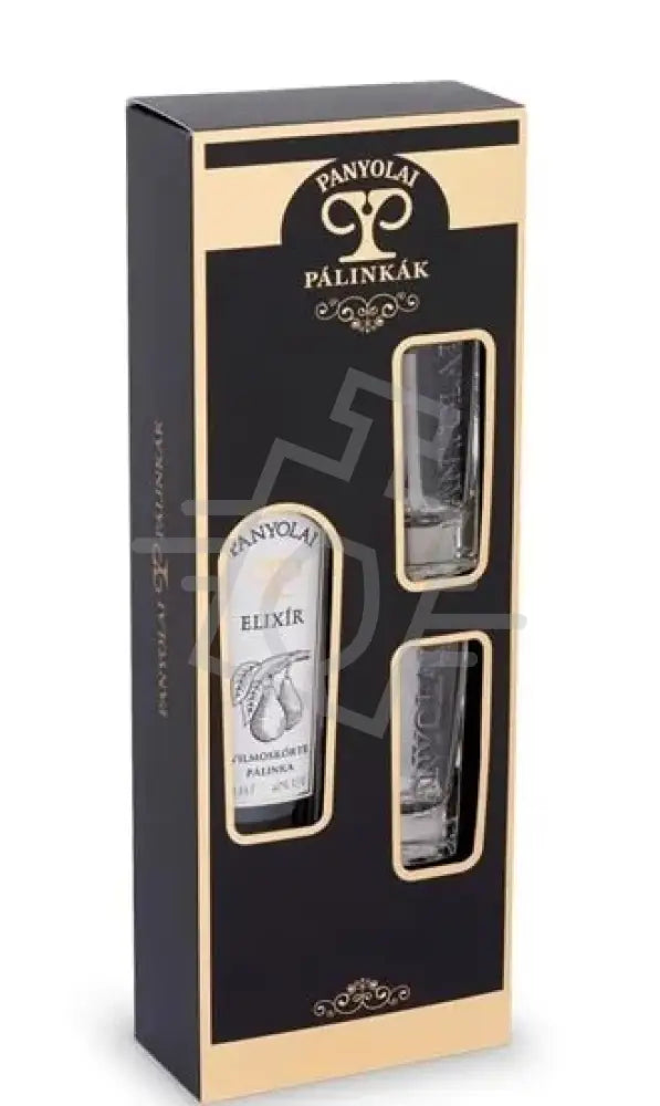 PANYOLAI Pálinka Díszdoboz 0,35l + 2 pohár