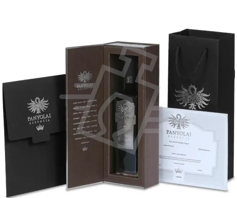 PANYOLAI Pálinka Díszdoboz Eszencia (DD. + Oklevél + Boríték + Dísztasak)