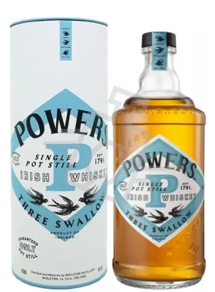 POWERS Whisky 0,7l Three Swallow Single Pot Still Irish 40% DD.
