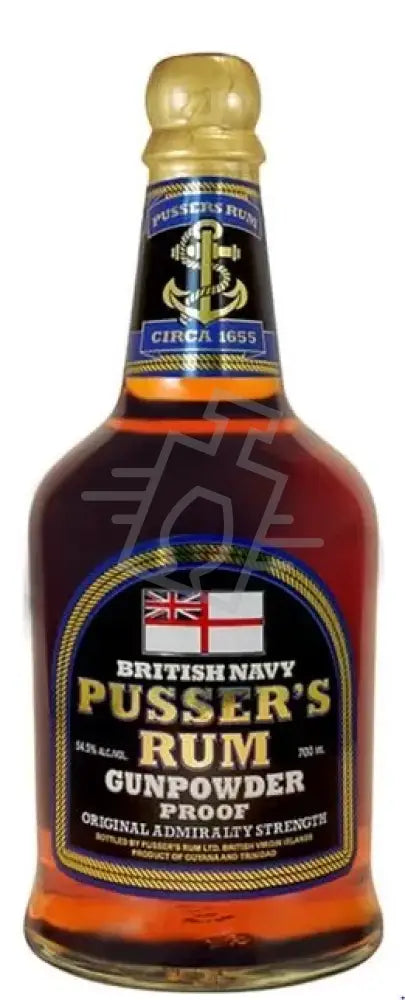 PUSSER'S Rum Gunpowder 0,7l British Navi Proof 54,5%