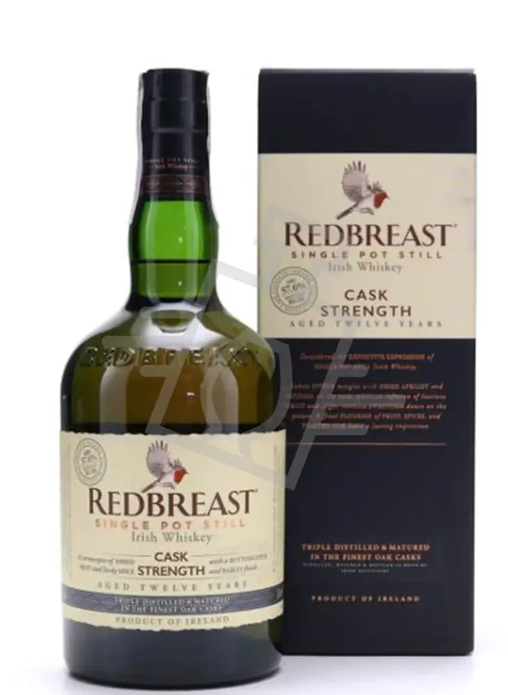 Redbreast Whisky 12 years Cask Strength Single Pot Still Irish 0,7l DD.