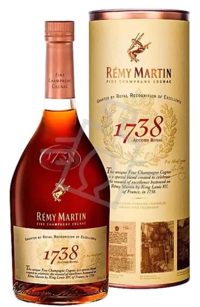 REMY MARTIN Konyak 0,7l 1738 Accord Royal 40% DD.
