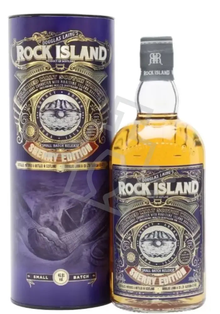 ROCK ISLAND Whisky 0,7l Sherry Edition Blended Malt Scotch 46,8% DD.