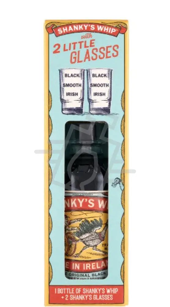 Shanky’s Whip Black Irish Whiskey Likőr DD. + 2 shot pohár [0,35L|33% ] Likőr