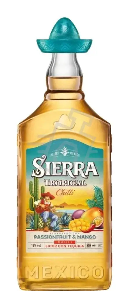 SIERRA Tequila Likőr 1,0l Tropical Chilli Passonfruit & Mango 18%