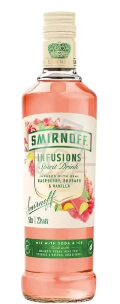 SMIRNOFF Vodka 1,0l Infusions Raspberry, Rhubarb & Vanilla 23%