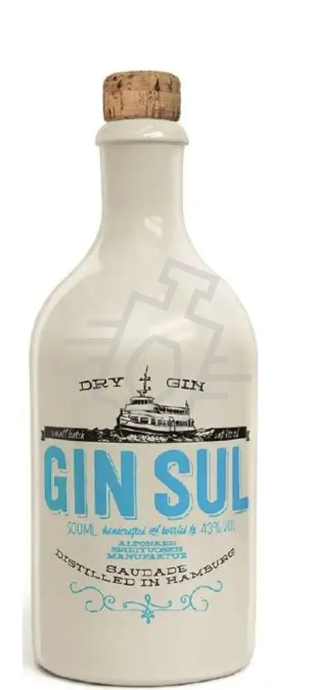 GIN SUL Gin 0,5l Dry Unfiltered Small Batch kerámia palackban 43%