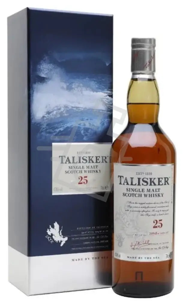 TALISKER Whisky 25y 0,7l Single Malt Scotch 45,8% DD.