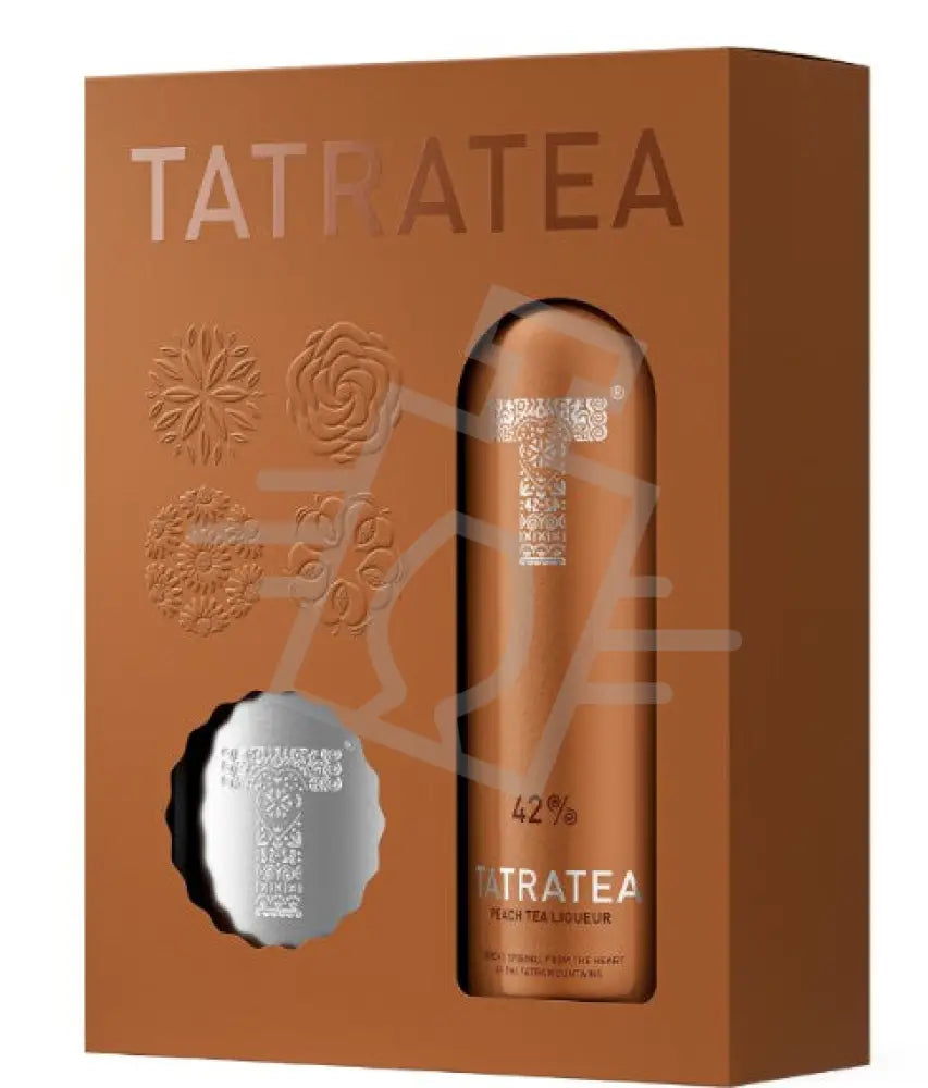 Tatratea Őszibarack-Fehér Tea Likőr DD. [0,7L|42% ]+ flaska Pálinka