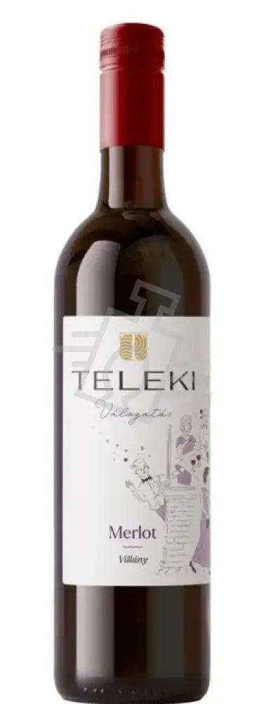 TELEKI VÁLOGATÁS Villányi Merlot 2023. 0,75l száraz (Randevú)