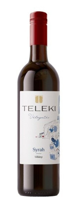 TELEKI VÁLOGATÁS Villányi Syrah 2023. száraz (Vasárnap) [0,75L|12,5%]