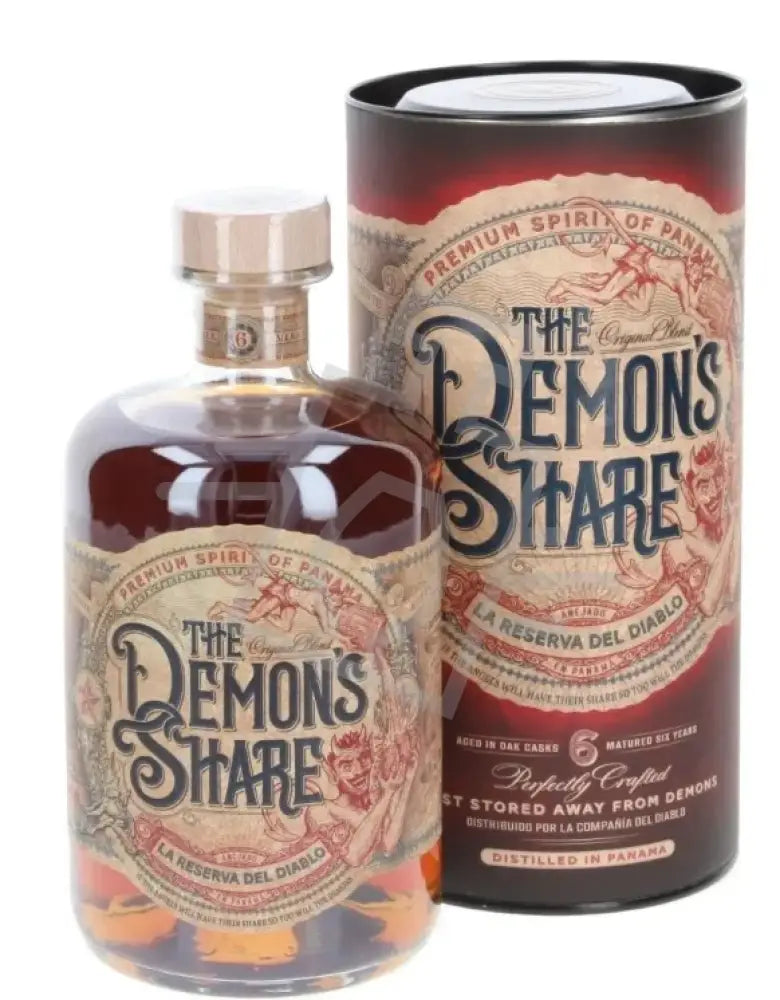 THE DEMONS SHARE Rum  6 years 0,7l La Reserva Del Diablo 40% DD.