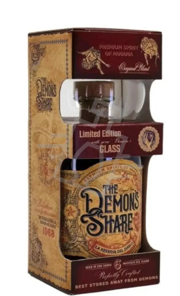 The Demons Share 6 Years Rum DD. [0,7L|40% ] + üvegpohár Rum