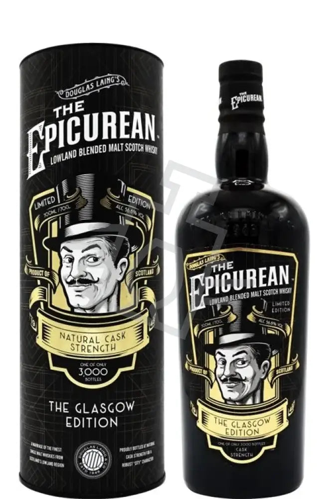 THE EPICUREAN Whisky 0,7l The Glasgow Edition Lim.Ed.Lowland B.M. 56,8% DD