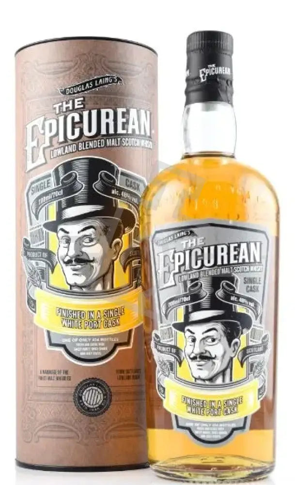 THE EPICUREAN Whisky 0,7l White Port Cask Edition Lowland B.M. 48% DD.