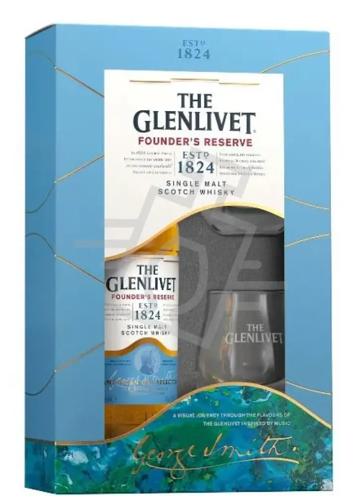 GLENLIVET Whisky Founders Reserve 0,7l Single Malt S.40% DD. +2 pohár