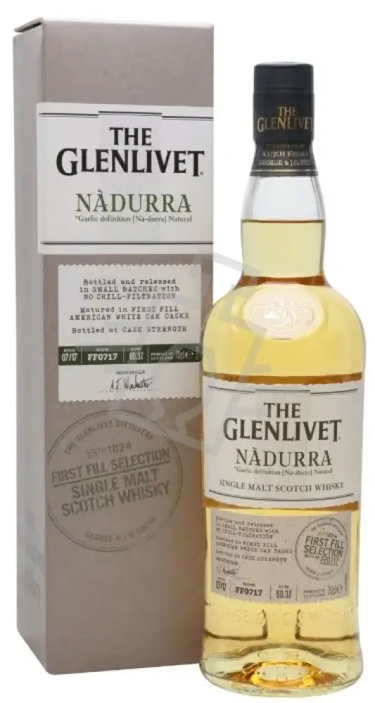 GLENLIVET Whisky Nadurra First Fill 0,7l Selection Single M. S. 59,1% DD.