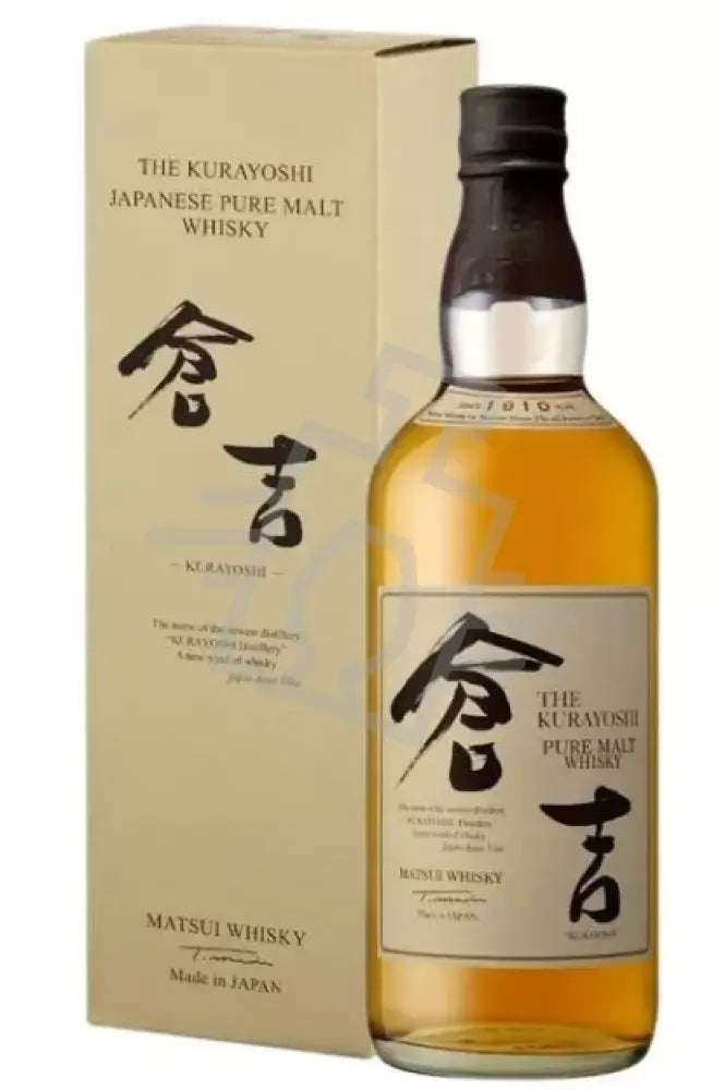 THE KURAYOSHI Whisky Pure Malt 0,7l Japanese 43% DD.