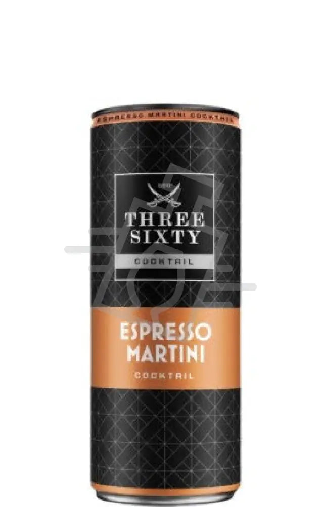 Three Sixty Vodka Coctail Espresso Martini [0,25L|10% ] Vodka