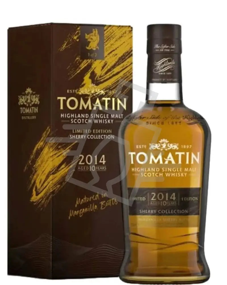 Tomatin 10 Years 2014 Limited Edition Sherry Cask Manzanilla Butts Whisky DD. [0,7L|46% ] - Whisky