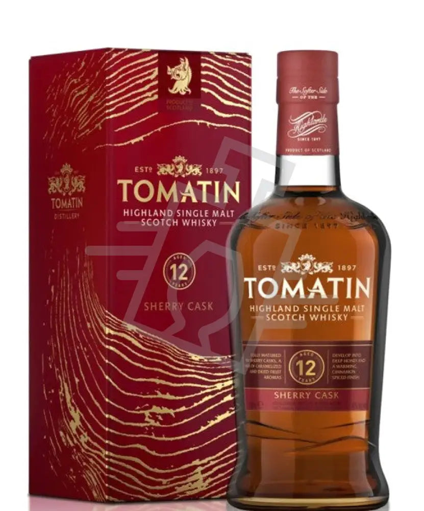 Tomatin 12 Years Sherry Cask Whisky DD. [0,7L|40% ] - Whisky