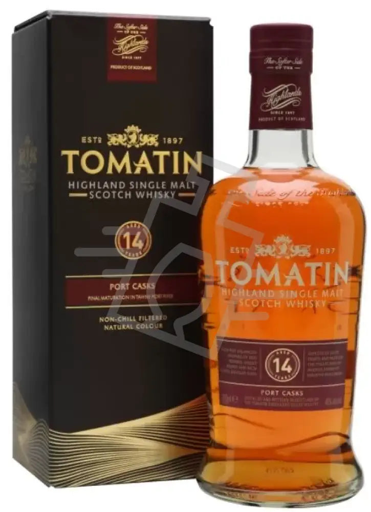TOMATIN Whisky 14y 0,7l Port Casks 46% DD.