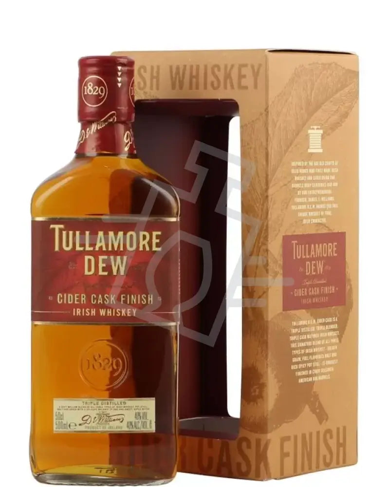 TULLAMORE DEW Whisky Cider Cask 0,5l Finish Triple Distilled Irish 40% DD.