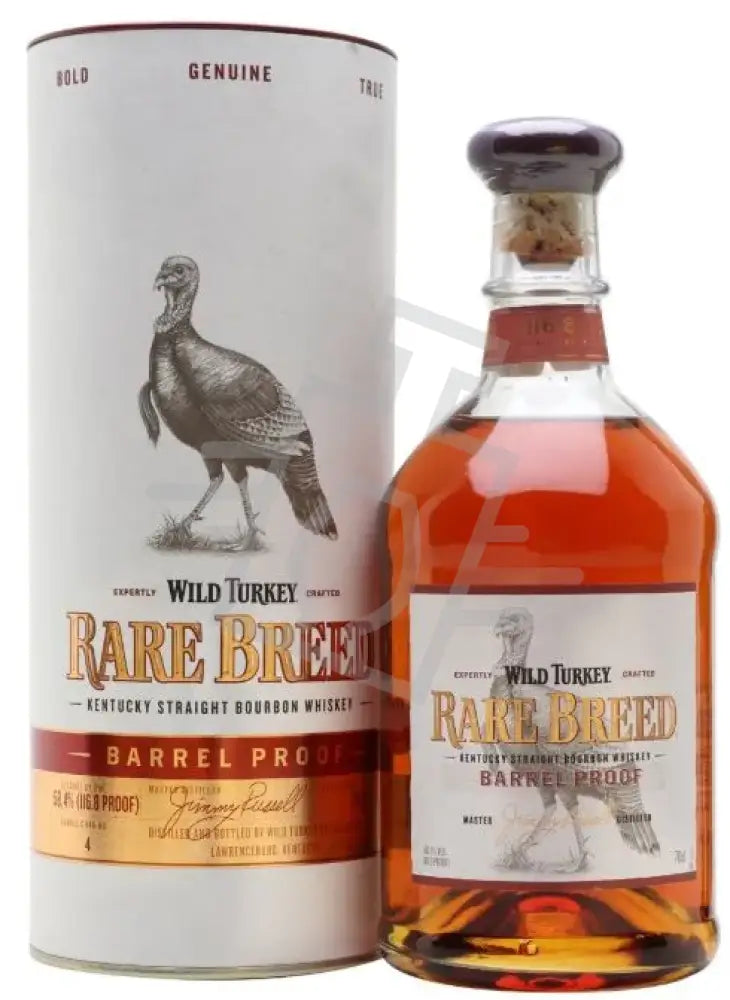 WILD TURKEY Whisky 0,7l Rare Breed Barrel Proof Kentucky S.B. 58,4% DD.