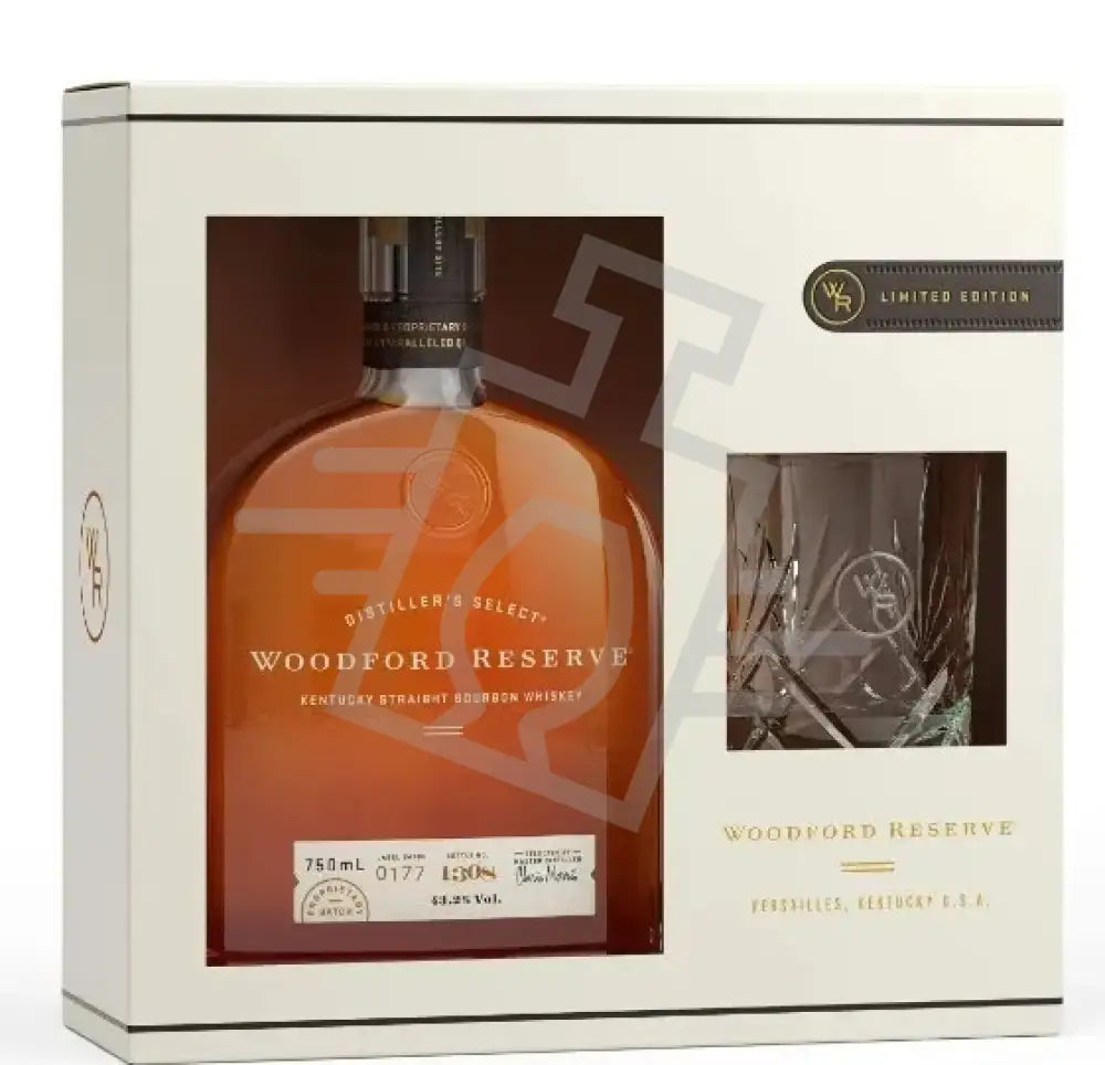 WOODFORD RESERVE Whisky 0,7l 43,2% DD. + pohár
