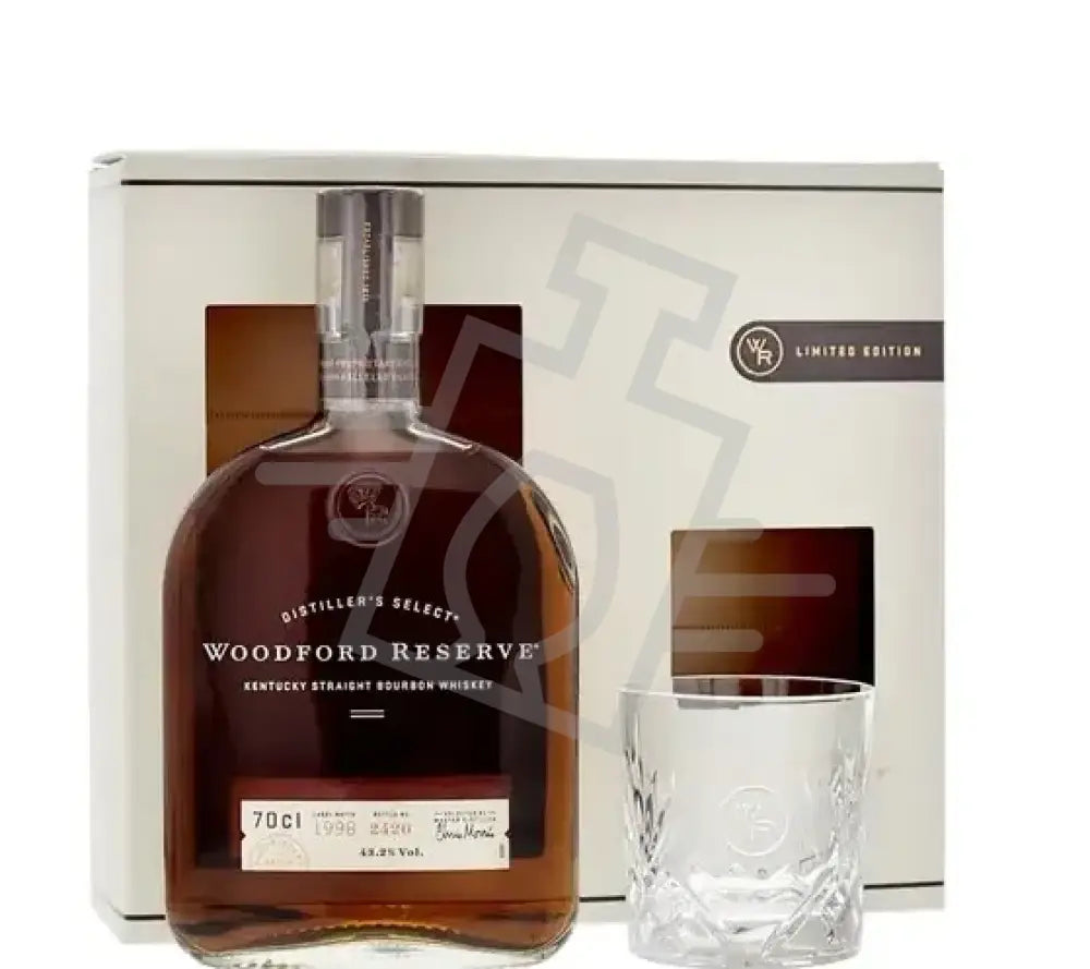 WOODFORD RESERVE Whisky 0,7l 43,2% DD. + pohár